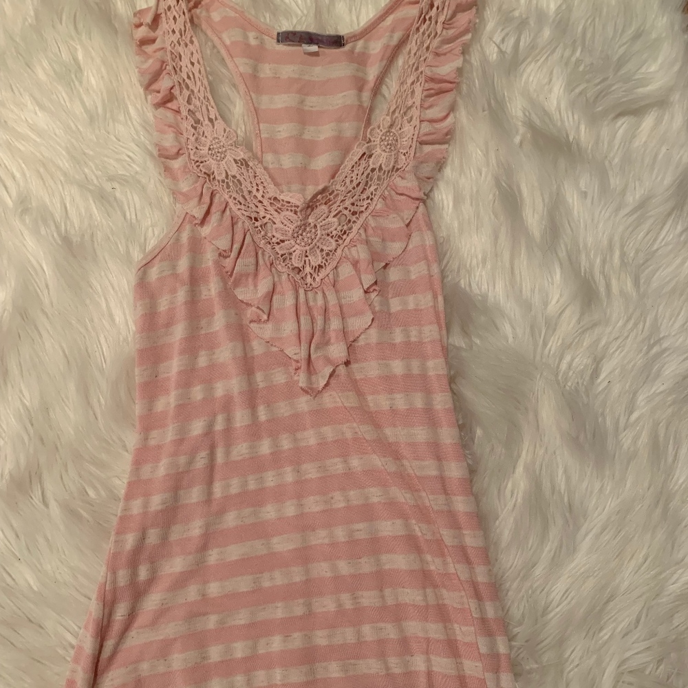 Striped Swim Cover-up